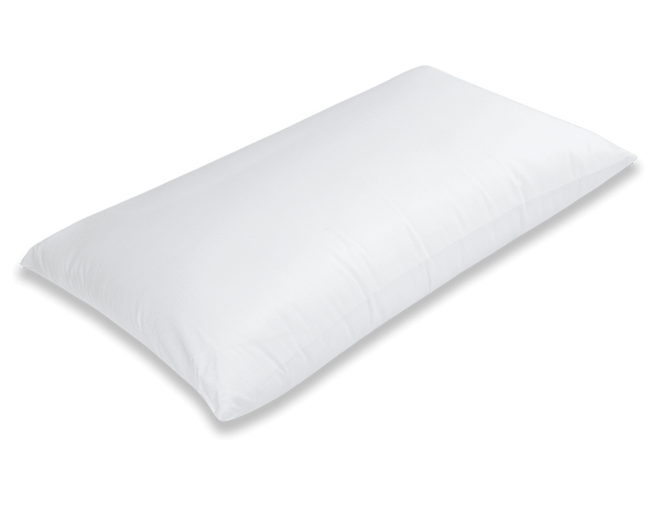 Almohada de fibra Moshy Málaga con funda 100% algodón y cierre de cremallera