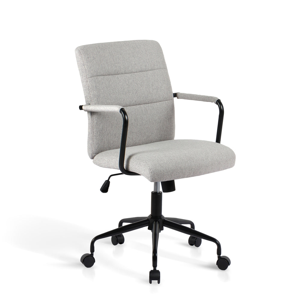 silla  oficina vintage 75300 textil gris