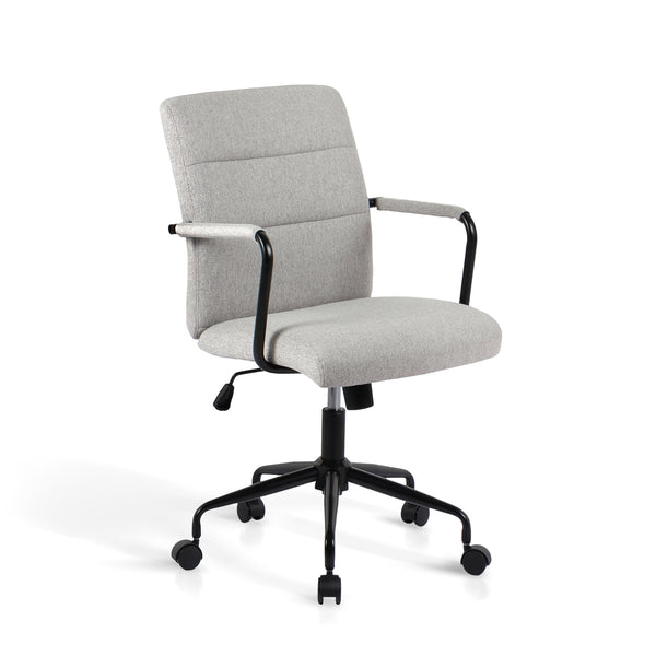 silla  oficina vintage 75300 textil gris