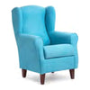 Sillón orejero Low Cost color 17 Turquesa