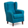 Sillón orejero Low Cost color 18 Azul