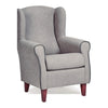 Sillón orejero Low Cost color 2 Gris contrastado