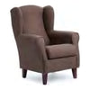 Sillón orejero Low Cost color 22 Marrón