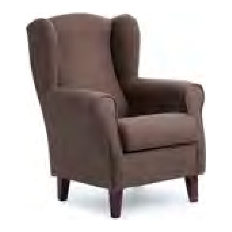 Sillón orejero Low Cost color 22 Marrón