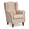 Sillón orejero Low Cost color 6 Beige contrastado