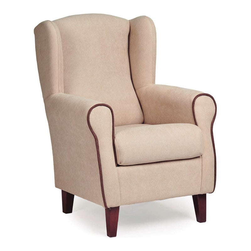 Sillón orejero Low Cost color 6 Beige contrastado