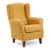 Sillón orejero Low Cost color 9 Mostaza